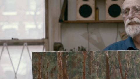 Huggins pintó su primera experiencia sexual con una alienígena.