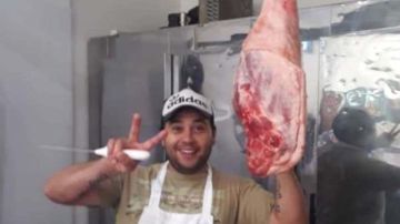 Oscar "Cucho" López, murió tras recibir un disparo en el tórax cuando salía de trabajar en la carnicería