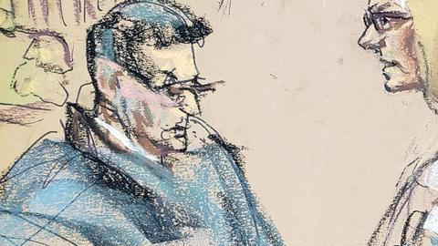 Delowar Mohammed Hossain ante el juez  Stewart Aaron