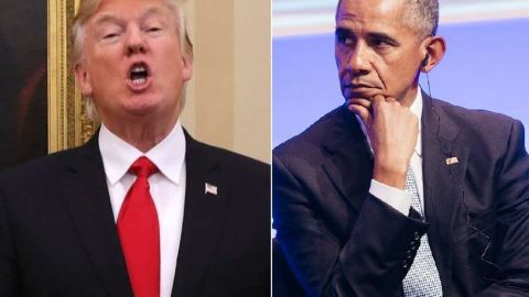 Trump continúa con sus ataques racistas y Obama apoya la lucha en su contra.