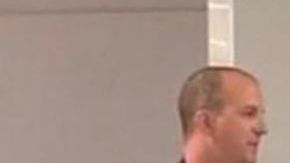 Juan Rivera con la policía