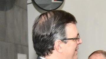 Marcelo Ebrard y Mike Pompeo