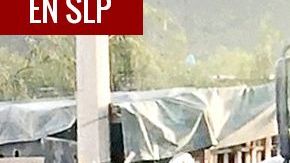 La venta ilegal de combiustible a la vista de todos.