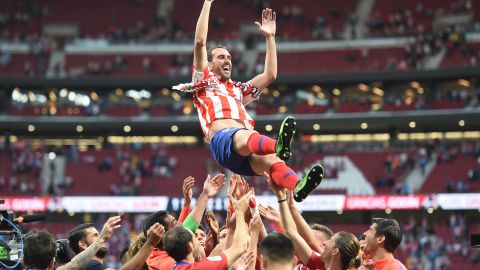 Despedida de Diego Godín de Atlético del Madrid.