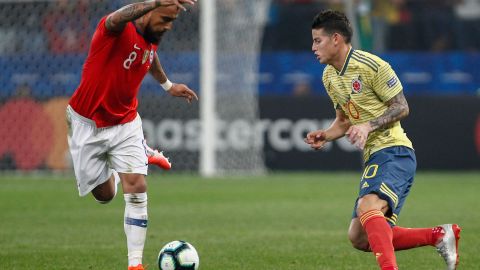 James Rodríguez y Arturo Vidal amigos dentro y fiera de la chanca