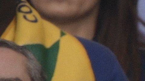 Neymar durante la final de la Copa América.