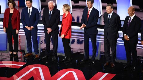 El segundo Debate Demócrata en Detroit.