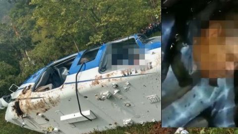 Al momento, se desconocen las causas del desplome de este accidente atribuido al CJNG