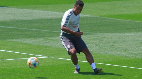 Giovani Dos Santos sorprendió a propios y extraños entrenando con la Selección Mexicana