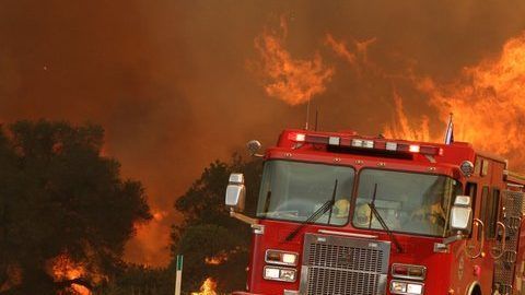 El NWS alertó por alta probabilidad de incendios.