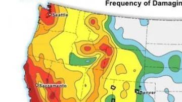 No solo la costa oeste está amenazada.