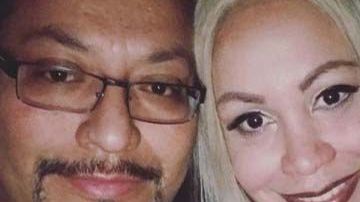 Ludwig Paz y su esposa, Arelis Peralta.