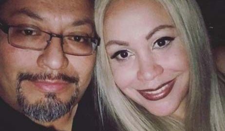 Ludwig Paz y su esposa, Arelis Peralta.