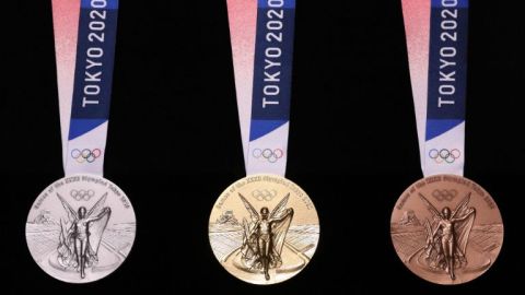 Estas son las medallas de los próximos Juegos Olímpicos de Tokyo 2020.