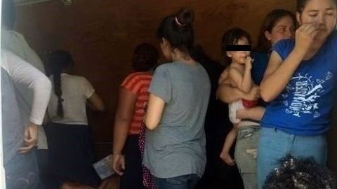 Entre los migrantes había menores de edad.