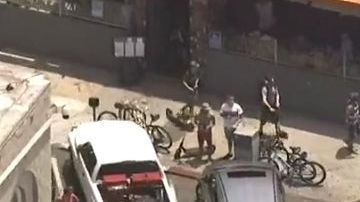 La persecución inició en el condado de Orange y finalizó en Los Ángeles.