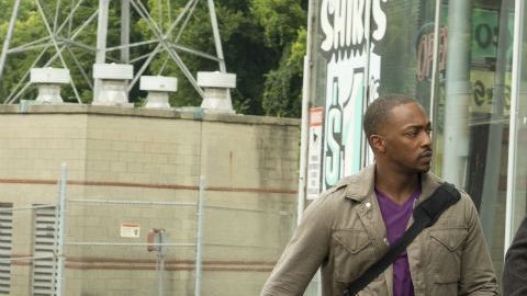 Anthony Mackie y Frank Grillo en "Point blank"