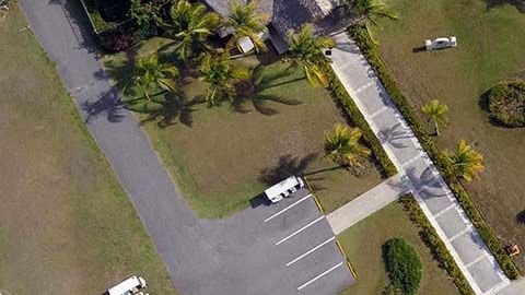 Vista aérea del Aeropuerto Internacional de Punta Cana.