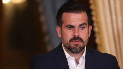 El gobernador de Puerto Rico, Ricardo Rosselló.