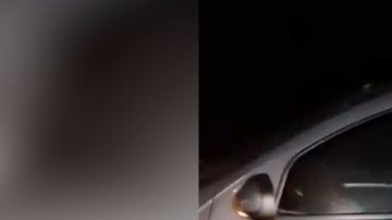 El hombre hasta le hizo una seña obscena a quien lo grabó.