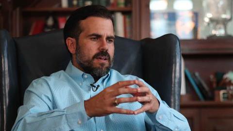 El gobernador de Puerto Rico, Ricardo Rosselló