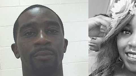 El sospechoso Terrence Sample y Makayla Winston