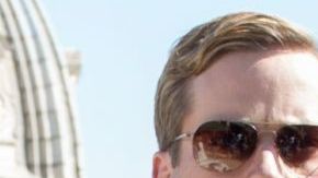 Armie Hammer y Henry Cavill en "The man from U.N.C.L.E."