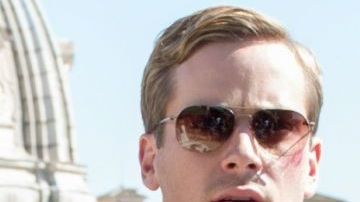 Armie Hammer y Henry Cavill en "The man from U.N.C.L.E."