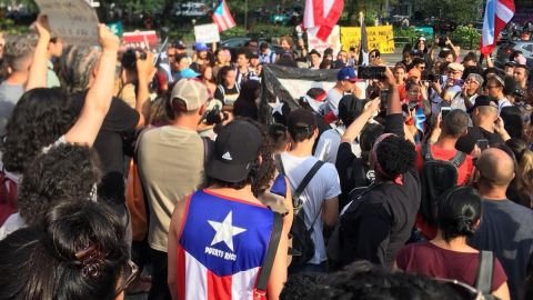 Manifestantes en Union Square.