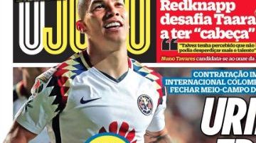 Las portadas de Portugal ya dan por hecho el fichaje del colombiano.