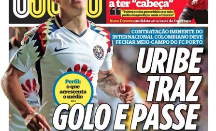 Las portadas de Portugal ya dan por hecho el fichaje del colombiano.