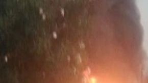 VIDEO: Sicarios incendian transporte público y "levantan" a chofer