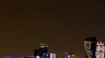 El horizonte de la ciudad de Doha es muy llamativo.