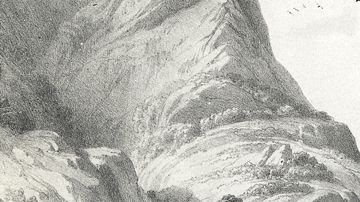 rabado del siglo XVI donde se muestra a los españoles llevando botes de Tlaxcala a Tenochtitlan (hoy Ciudad de México).