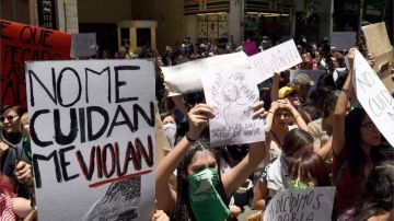 Las violaciones generaron protestas en Ciudad de México.