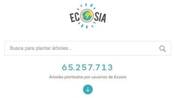 Ecosia asegura que ha colaborado en plantar más de 65 millones de árboles.