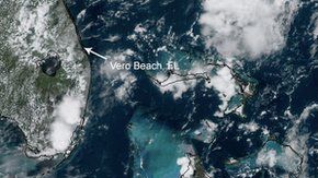 Dorian ha ganado en intensidad a medida que su trayectoria apunta hacia la península de Florida.