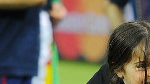 Xana había festejado junto a su padre, Luis Enrique, algunos de sus éxitos futbolísticos.