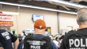 Redada en Mississippi el 7 de agosto de 2019.