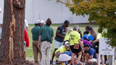 PGA Tour informó que el juego quedó suspendido tras la tormenta eléctrica