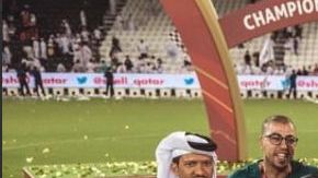 Xavi Hernandez salió campeón con el Al Sadd de la Super Copa de Qatar.