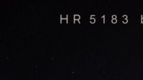 La ilustración compara la órbita excéntrica de HR 5183 b con las órbitas  de los planetas del sistema solar.