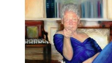 El polémico cuadro de Bill Clinton