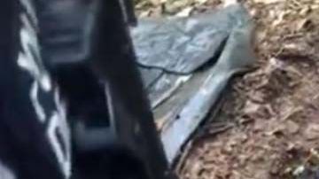 Efectivos de la Policía Nacional de Honduras ingresaron al escondite la semana pasada.