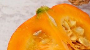 La pulpa de la calabaza es rica en sustancias alcalinas, mismas que neutralizan el exceso de acidez estomacal, y a su vez protegen la mucosa estomacal.