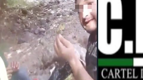 Cártel de Sinaloa exhibe droga y entrenamiento de sicarios