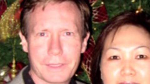 Peter Chadwick y su esposa Quee