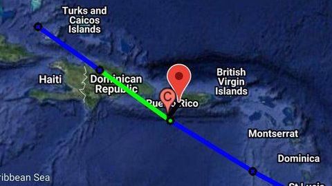 La trayectoria de la tormenta Dorian.