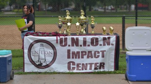 Más de 300 niños y sus familias se beneficiaron del programa de verano de Union Impact Center. (Javier Quiroz / La Raza)