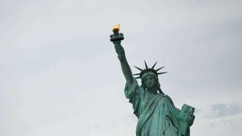 La Estatua de la Libertad en Nueva York.